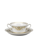 Чаша суповая с блюдцем 0,30л коллекции Medusa Gala бренда Rosenthal Versace