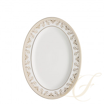 Блюдо овальное 34см коллекции Medusa Gala бренда Rosenthal Versace