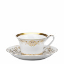 Чашка чайная с блюдцем 0,22л коллекции Medusa Gala Gold бренда Rosenthal Versace