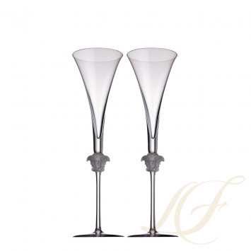 Набор из 2 Флюте для шампанского 196мл коллекции Medusa Lumière бренда Rosenthal Versace