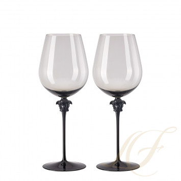 Набор из 2 бокалов для красного вина Bordeaux 990мл коллекции Medusa Lumiere Haze бренда Rosenthal Versace