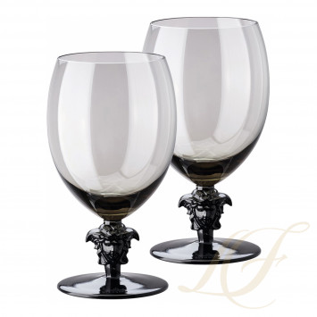 Набор из 2 Бокалов для воды 474мл коллекции Medusa Lumière Haze 2nd Edition бренда Rosenthal Versace