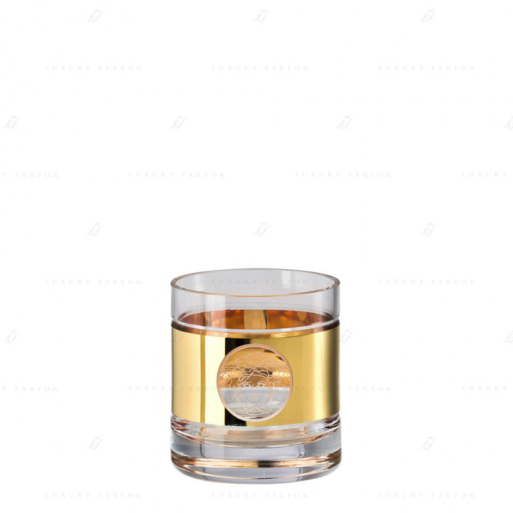 Стакан для виски Old Fashioned 0,29л коллекции Medusa Madness Oro бренда Rosenthal Versace