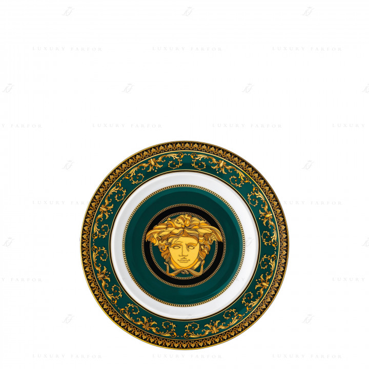 Тарелка десертная 18см коллекции Medusa Juniper бренда Rosenthal Versace