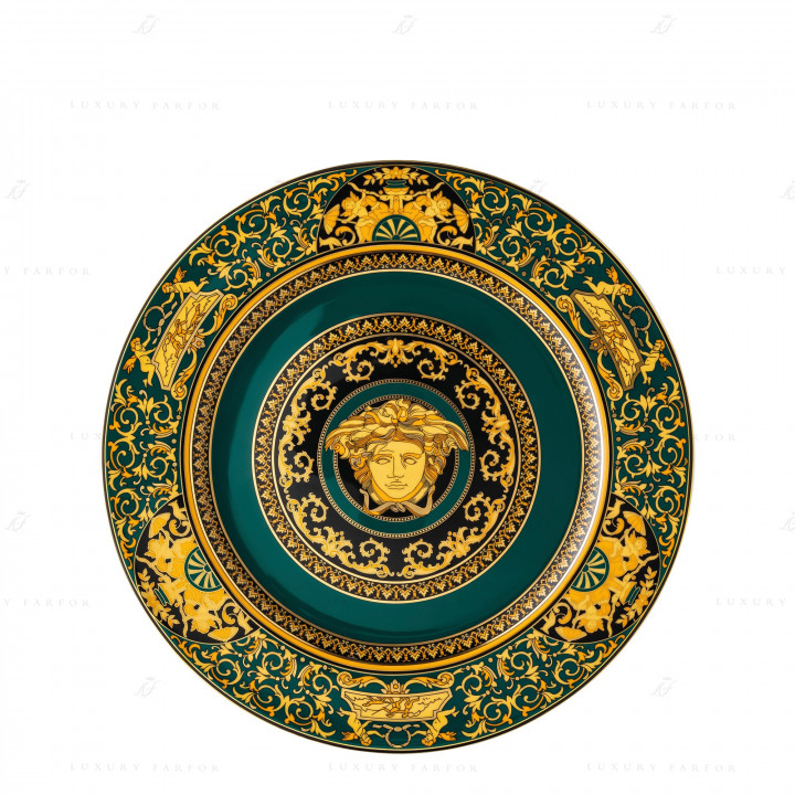 Тарелка подстановочная 30см коллекции Medusa Juniper бренда Rosenthal Versace