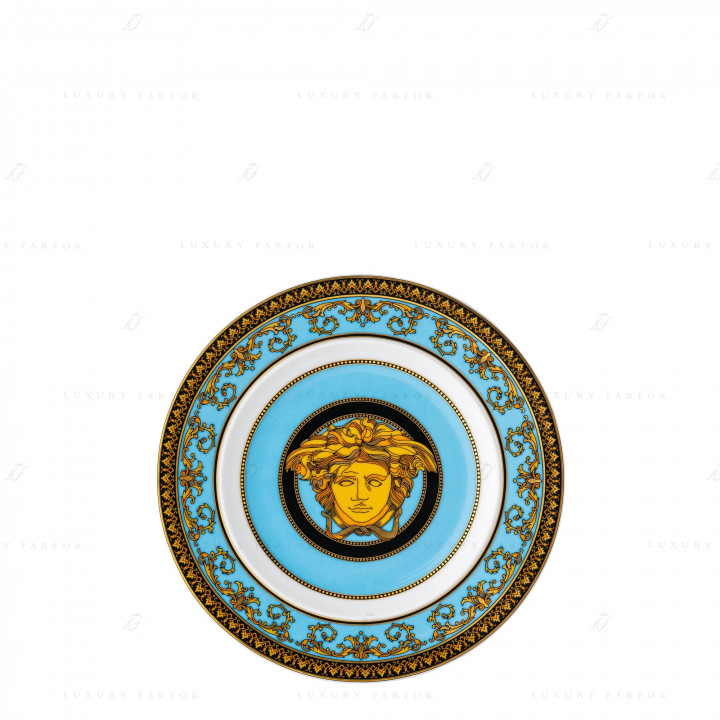 Тарелка десертная 18см коллекции Medusa Celeste бренда Rosenthal Versace
