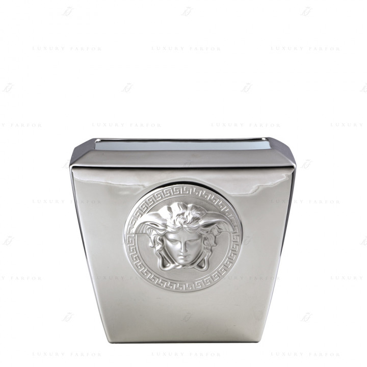Ваза 18см коллекции Medusa platin бренда Rosenthal Versace