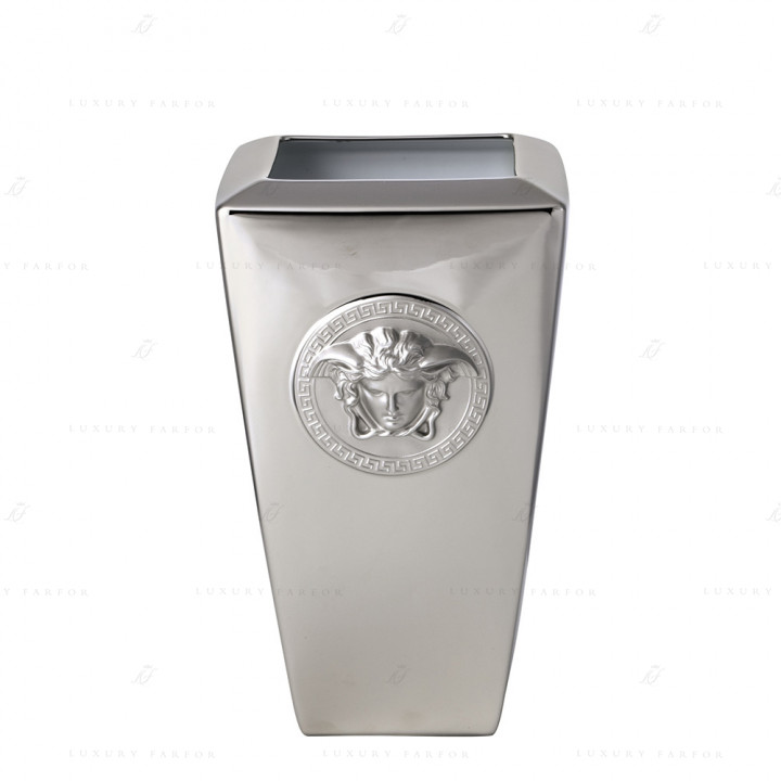 Ваза 32см коллекции Medusa platin бренда Rosenthal Versace