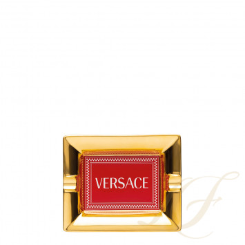 Пепельница 13см коллекции Medusa Rhapsody Red бренда Rosenthal Versace