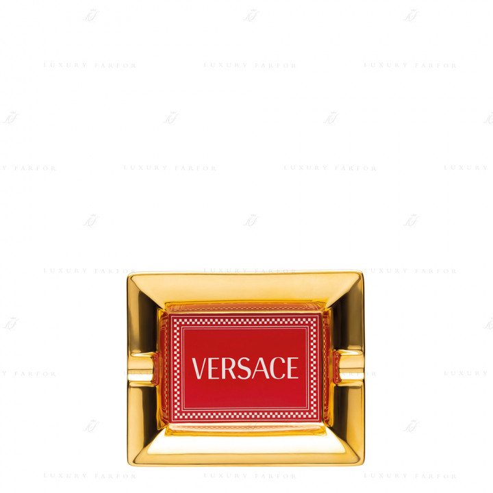 Пепельница 13см коллекции Medusa Rhapsody Red бренда Rosenthal Versace
