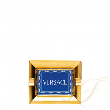 Пепельница 13см коллекции Medusa Rhapsody Blue бренда Rosenthal Versace