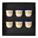 Набор из 6 кружек 0,08л коллекции Medusa Rhapsody бренда Rosenthal Versace