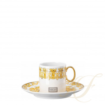 Чашка эспрессо с блюдцем 0,10л коллекции Medusa Rhapsody бренда Rosenthal Versace