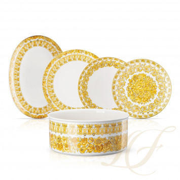 Столовый сервиз на 6 персон коллекции Medusa Rhapsody бренда Rosenthal Versace