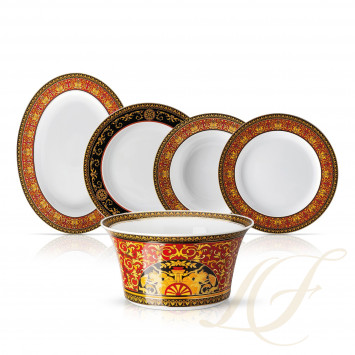 Столовый сервиз на 6 персон коллекции Medusa бренда Rosenthal Versace