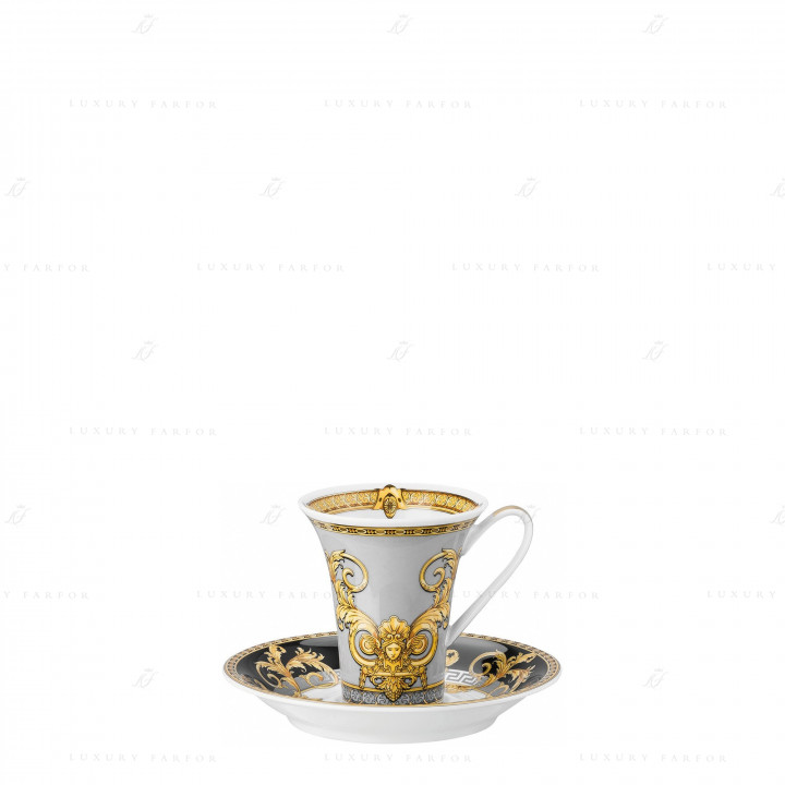 Чашка эспрессо с блюдцем 0,09л коллекции Prestige Gala бренда Rosenthal Versace