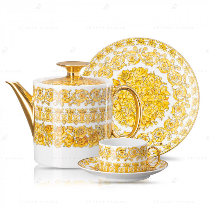 Столовый сервиз на 6 персон, 20 предметов коллекции Medusa Rhapsody бренда Rosenthal Versace