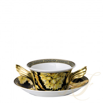 Чаша суповая с блюдцем 0,30л коллекции Vanity бренда Rosenthal Versace