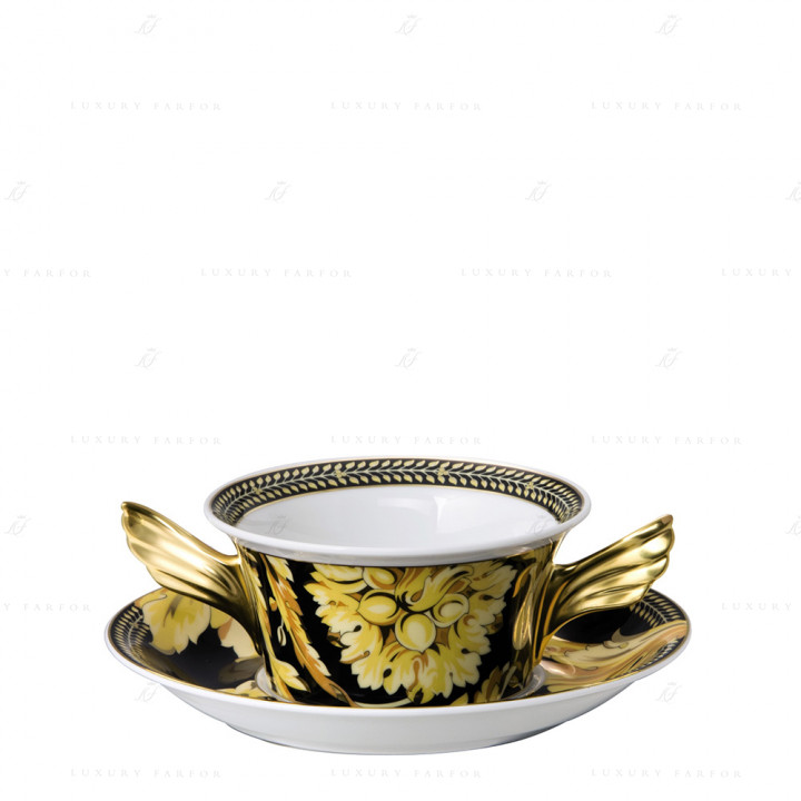 Чаша суповая с блюдцем 0,30л коллекции Vanity бренда Rosenthal Versace