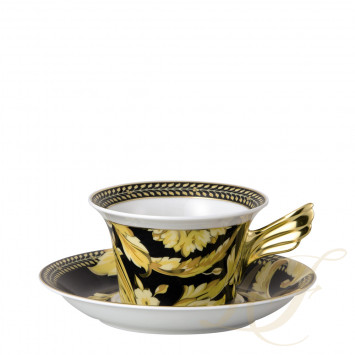 Чашка чайная с блюдцем 0,22л коллекции Vanity бренда Rosenthal Versace