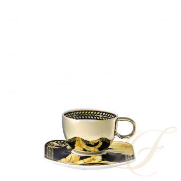 Чашка эспрессо с блюдцем 0,09л коллекции Vanity бренда Rosenthal Versace