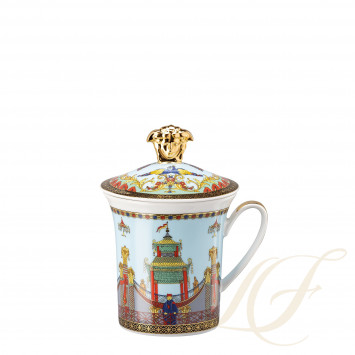 Кружка с крышкой 0,35л коллекции 1993 - Marco Polo бренда Rosenthal Versace