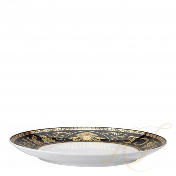 Тарелка закусочная 21см коллекции Virtus Gala Black бренда Rosenthal Versace