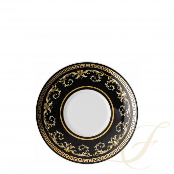 Чашка эспрессо с блюдцем 0,1л коллекции Virtus Gala Black бренда Rosenthal Versace