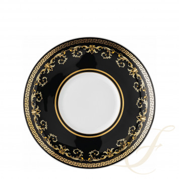 Чашка кофейная с блюдцем 0,23л коллекции Virtus Gala Black бренда Rosenthal Versace