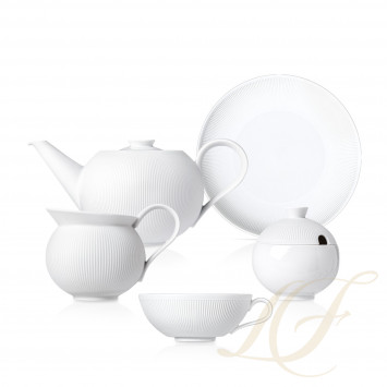 Чайный сервиз на 6 персон коллекции My China! Stella Satin White бренда Sieger by Fürstenberg