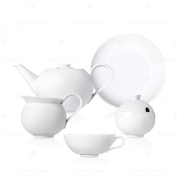Чайный сервиз на 6 персон коллекции My China! Stella Satin White бренда Sieger by Fürstenberg