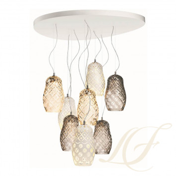 Подвесная лампа на 8 ламп 
