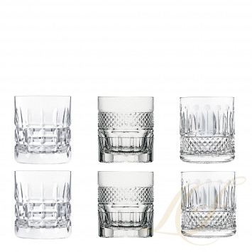 Набор из 6 стаканов тумблер 120мл коллекции Mix collection бренда St. Louis