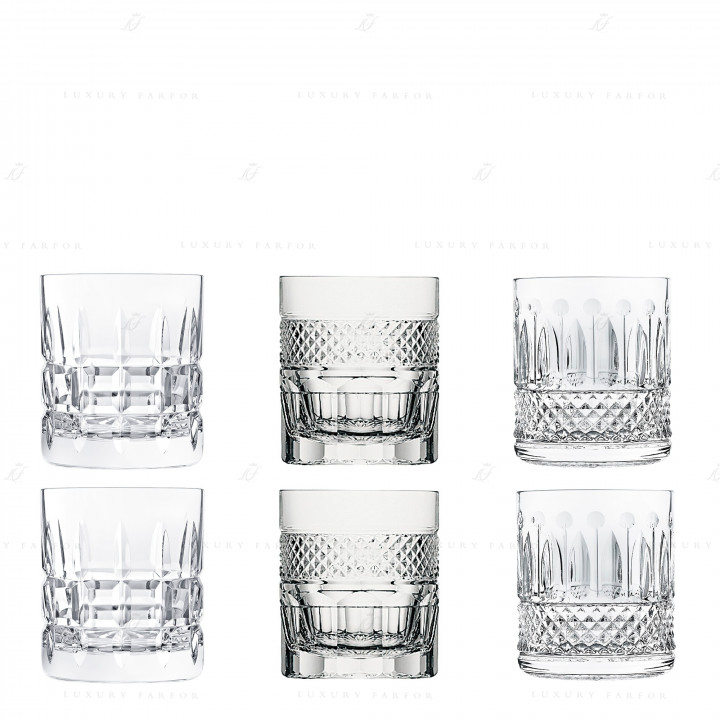 Набор из 6 стаканов тумблер 120мл коллекции Mix collection бренда St. Louis