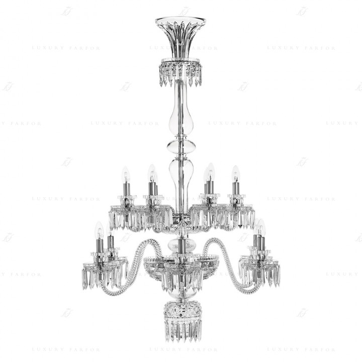 Люстра на 12 свечей (Длинный) 125 x 85см коллекции Royal бренда St. Louis