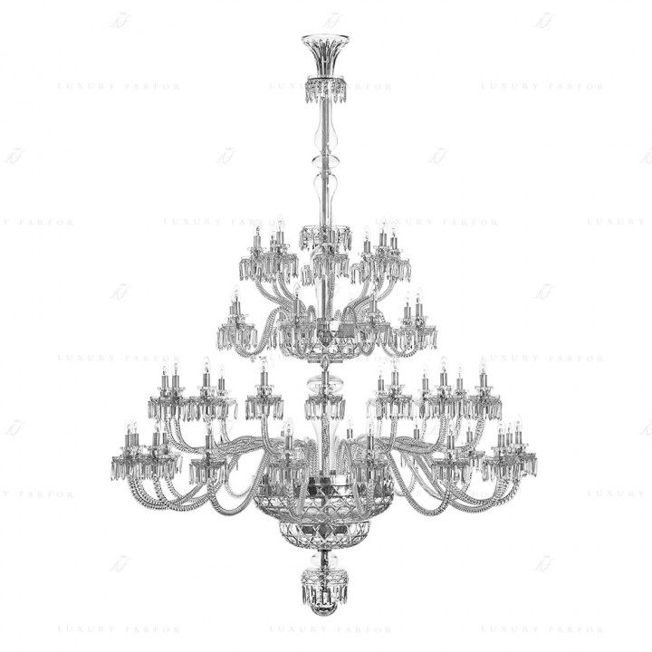 Люстра на 48 свечей (Длинный) 225 x 175см коллекции Royal бренда St. Louis