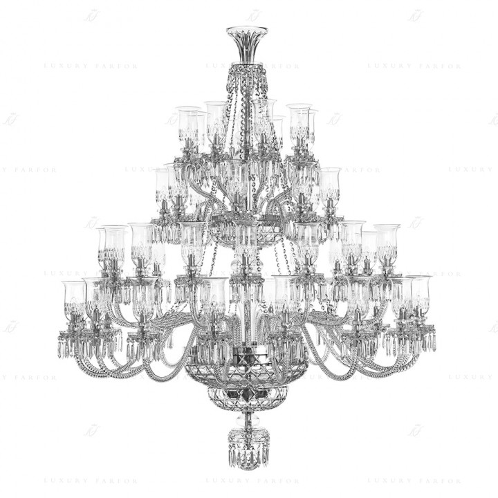 Люстра на 48 свечей (Короткий) 200 x 175см коллекции Royal бренда St. Louis