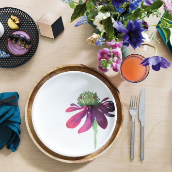 Тарелка главная 27см коллекции Artesano Flower Art бренда Villeroy & Boch