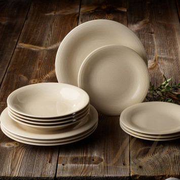 Набор из 12 предметов  коллекции Color Loop Sand бренда Villeroy & Boch