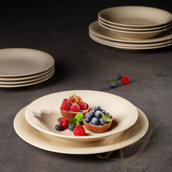 Набор из 8 предметов  коллекции Color Loop Sand бренда Villeroy & Boch