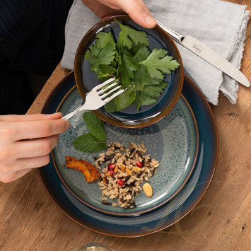 Тарелка закусочная 21см коллекции Crafted Breez бренда Villeroy & Boch