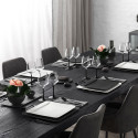 Тарелка главная квадратная 28см коллекции Manufacture Rock бренда Villeroy & Boch