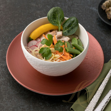 Чаша бульонная 14см коллекции Manufacture Rock Blanc бренда Villeroy & Boch