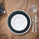 Тарелка закусочная 22см коллекции Manufacture Rock Blanc бренда Villeroy & Boch
