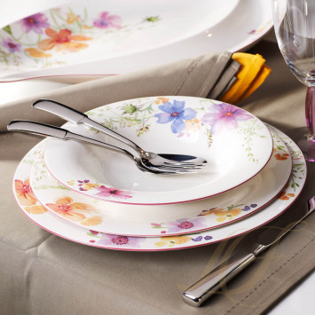 Тарелка суповая 23см коллекции Mariefleur бренда Villeroy & Boch