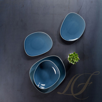 Тарелка главная 28см коллекции Organic Turquoise бренда Villeroy & Boch