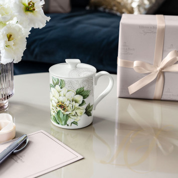 Кружка с крышкой 0,32л коллекции Quinsai Garden бренда Villeroy & Boch