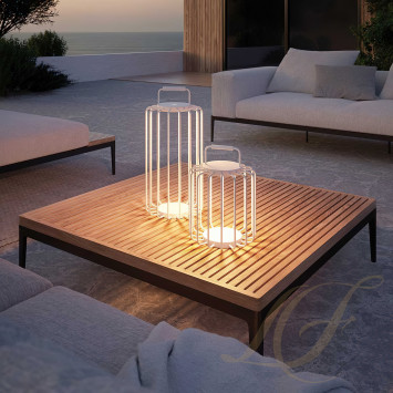 Настольная лампа с перезаряжаемой светодиодной лампой 