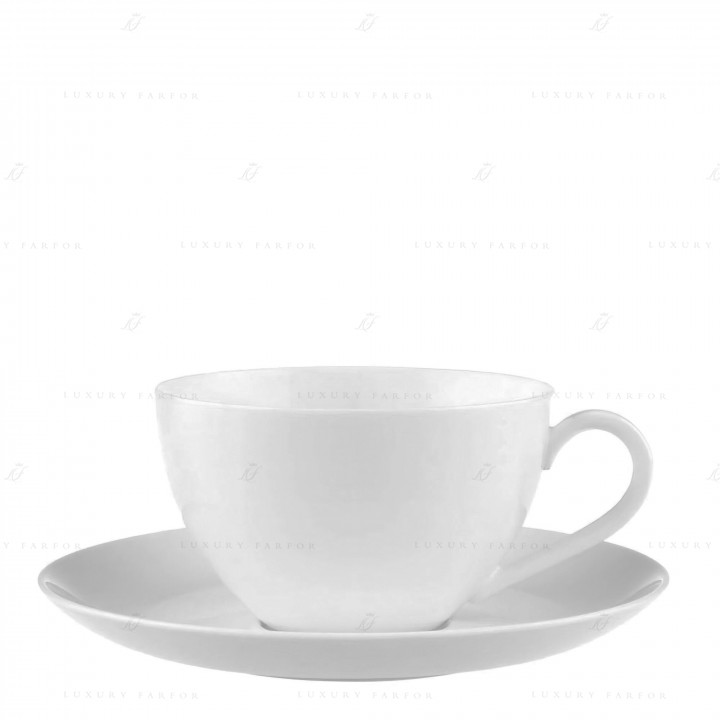 Чашка для завтрака с блюдцем 0,4л коллекции Anmut бренда Villeroy & Boch