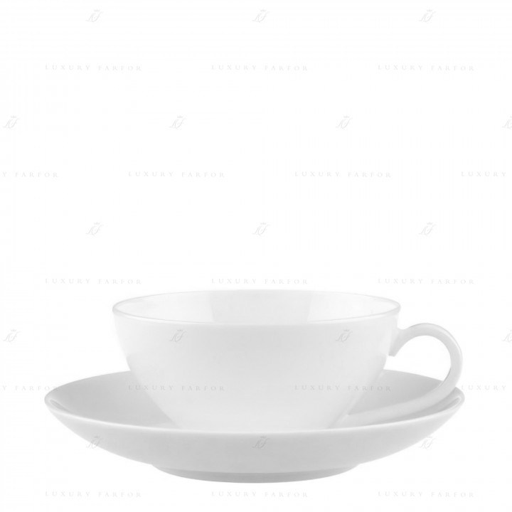 Чашка чайная с блюдцем 0,2л коллекции Anmut бренда Villeroy & Boch
